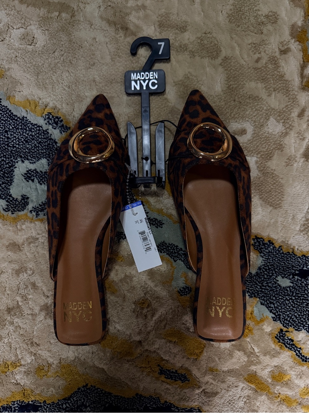 NWT Sz 7 Madden NYC Women's Pointed Toe Mules
